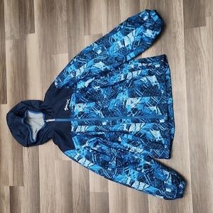 SKECHERS  Fleece Lined Jacket Boys Large 14/16 Blue